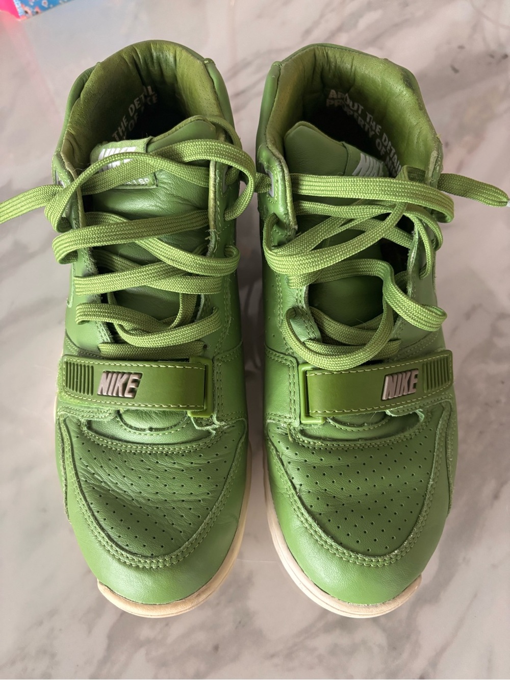 Nike Kids Bright Green High-Top Sneakers